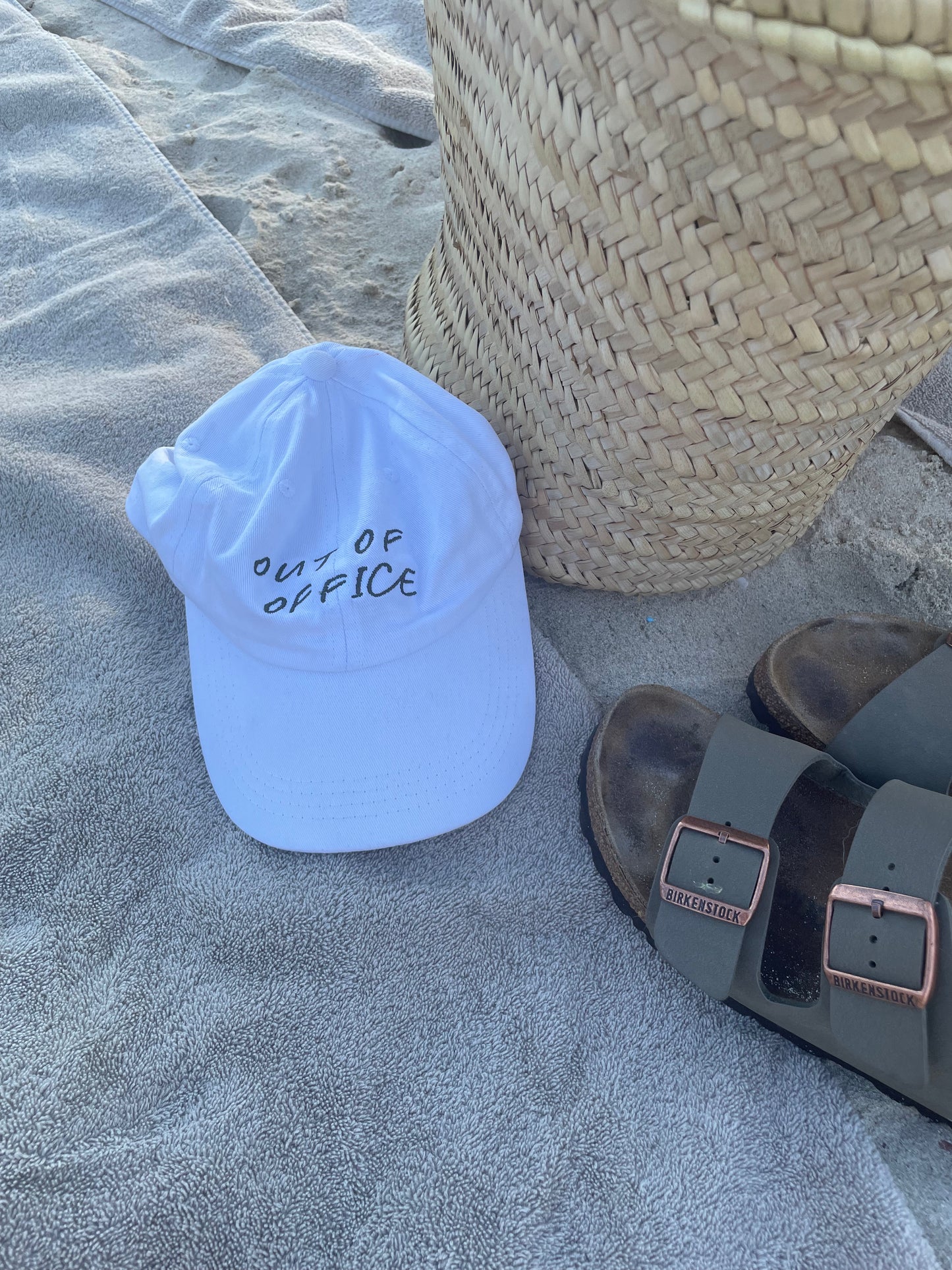 Out of office cap - White